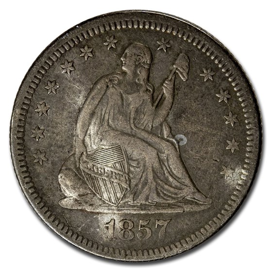 1857-O Liberty Seated Quarter VF 1857-O Liberty Seated Quarter VF